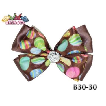 Imagem de 1 Bico de Pato  Infantil Criança Cabelo Com Laço Bico Pascoa - Mundo d