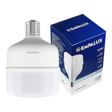 Imagem de Lâmpada Led Bulbo 30W Bivolt E27 Branco Frio 6500K - EMPALUX, Bivolt |