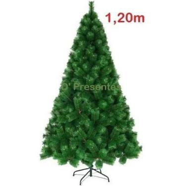Imagem de Árvore De Nata Verde Pinheiro Luxo 1,20 Altura Base De Metal - D' Pres