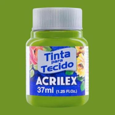 Imagem de Tinta para Tecido Fosca 37ml Acrilex - Cores Frias - 04140, VERDE MACA