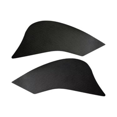 Imagem de Adesivo em Fibra de Carbono Lateral Tanque Compatível Fan 150 Preto