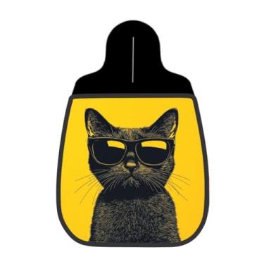 Imagem de Lixeira De Carro Organizador Lixinhoca Gato Cool de Óculos Escuros 1