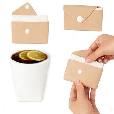 Imagem de Copo de viagem dobrável de silicone, copo de água dobrável portátil, design reutilizável à prova de vazamento para acampamento, caminhada, esportes. Design de bolsa de cartão para fácil inserção nos