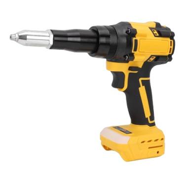 Imagem de Yunir Pistola de Rebite Sem Fio, Rebitador Elétrico Automático Sem Escova Com Luz LED e Força de Tração de 2.248 Libras, para Bateria