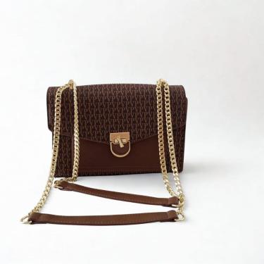 Imagem de Bolsa feminina alça corrente de ombro Pavão De Ouro