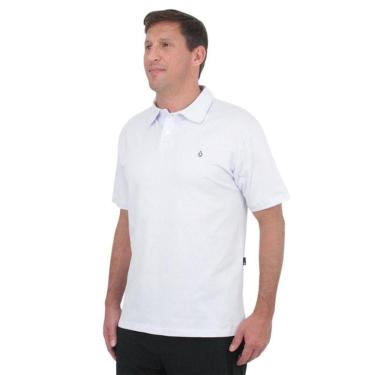 Imagem de Camiseta Polo Volcom Classic Stone White-Unissex