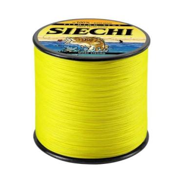 Imagem de Linha De Pesca Trançada Multifilamento PE SIECHI X4 Forte 300M 500M 10