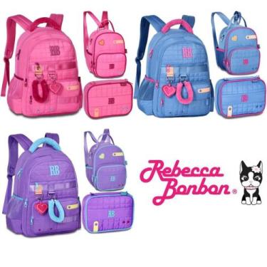 Imagem de Rebecca Bonbon Kit Mochila de Costas Pelúcia Coleção Plush Dreams Char