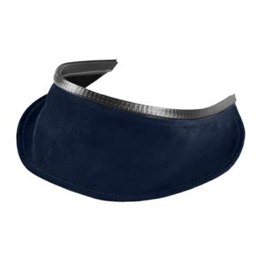 Imagem de shamjina Capacete de soldagem envolvente com babador, profissional, para jateamento de areia e polimento, fácil instalação, proteção para o pescoço, Azul Escuro