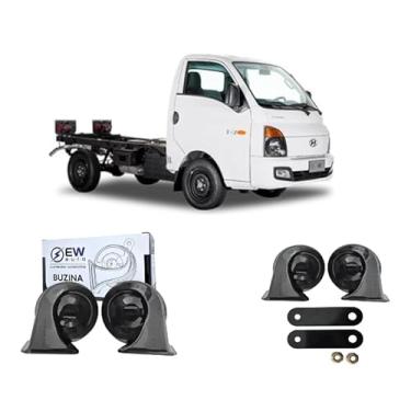 Imagem de BUZINA AUTOMOTIVA CARACOL (PAR) GRAVE/AGUDO PARA HR 2005 >2020 - TIGER AUTO