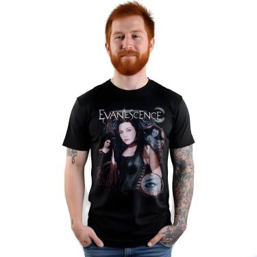 Imagem de Camiseta Preta Evanescence - Estilo e Emoção-Unissex