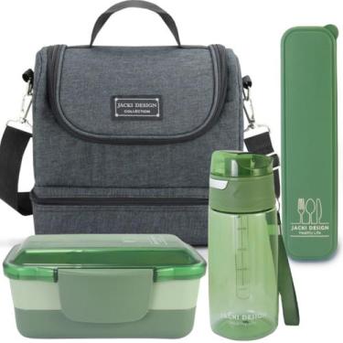 Imagem de Bolsa Térmica Lancheira Necessaire Concept + Pote Marmita Lanches 2 Co
