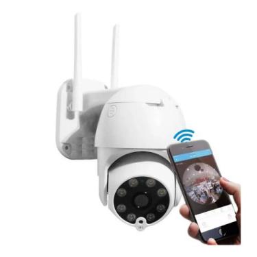 Imagem de Câmera Externa Ip Prova D'água Infravermelho Externa Wifi Hd - Durawel