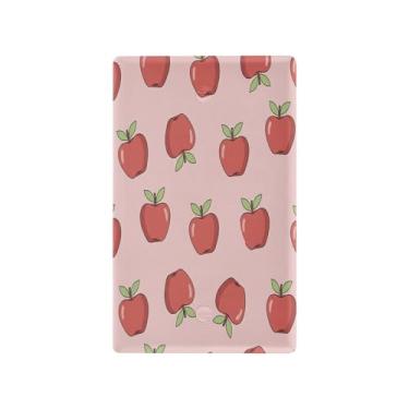 Imagem de Wassud Placa de cobertura para interruptor de luz, maçãs vermelhas, capas de tomada decorativas, placa de parede para tomadas elétricas em branco 11 x 6 cm