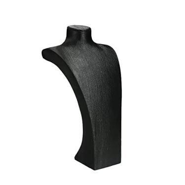 Imagem de VHDY85KA Suporte de joias para exibição de joias para venda de colares, pingentes e correntes, manequim de busto de colar para boutique, varejo, negócios, expositor de joias (37 cm)