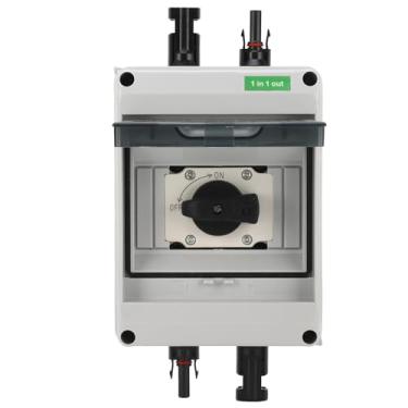 Imagem de Garosa Chave de Desconexão Solar DC, Contatos Prateados Premium, IP66 à Prova d'água, para de Painel Solar e Conexão de Inversor