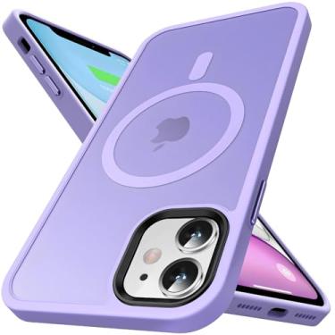 Imagem de Capa Capinha Translucida Fosca Magnética Anti Impacto Premium Macia Protetora Compatível com iPhone (Roxo, iPhone 17 Pro Max)
