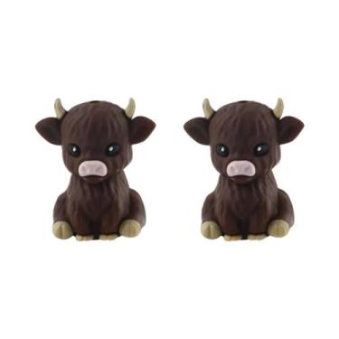 Imagem de Contas De Silicone 3D De Dinossauro, Vaca E Macaco, 5 Peças Para Acess