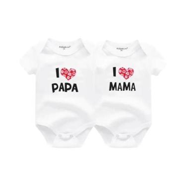 Imagem de Conjunto De Bodies Para Bebês Recém-Nascidos, 100% Algodão, Quatro Est