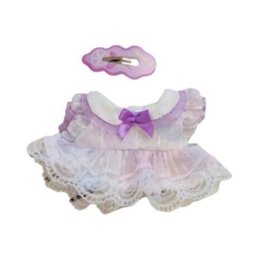 Imagem de Roupas E Acessórios Para Bonecas De Pelúcia Mini De 17cm, Conjunto Par