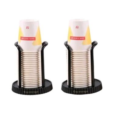 Imagem de Suporte De Copos De Papel Descartáveis, Rack De Armazenamento De Mesa 