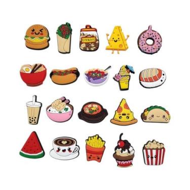 Imagem de Série Comida Infantil: Pingentes De PVC Para Calçados (20 Peças) Com T