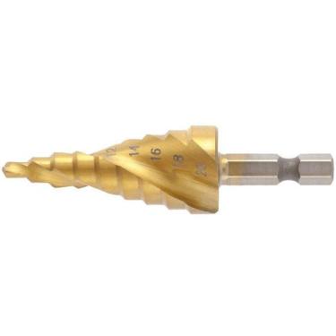Imagem de BROCA ESCALONADA PROFISSIONAL ESPIRAL De 4 A 20mm 723569 MTX, 1, 4-6-8