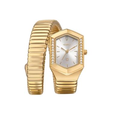 Imagem de Relógio Euro Feminino Ref: Eu2035zap/5k Bracelete Serpentes Dourado