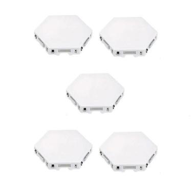 Imagem de Lâmpada Luminária LED Modular Luminária Quântica 5 LED Hexagonal Touch de Parede Sensív...