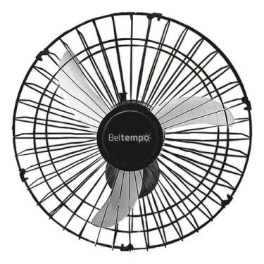 Imagem de Ventilador Oscilante Parede Bivolt Preto Flux 50cm Beltempo Diâmetro 5