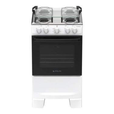 Imagem de Fogão 4 Bocas à Gás Atlas Coliseum Plus com Mesa de Inox Branco