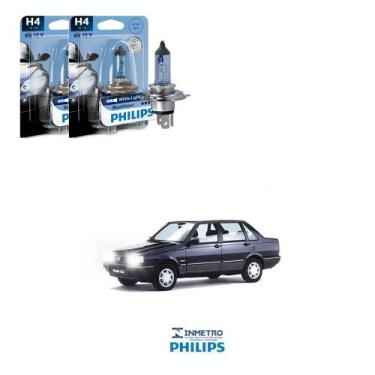Imagem de Lâmpadas Farol Fiat Premio Philips H4 BlueVision