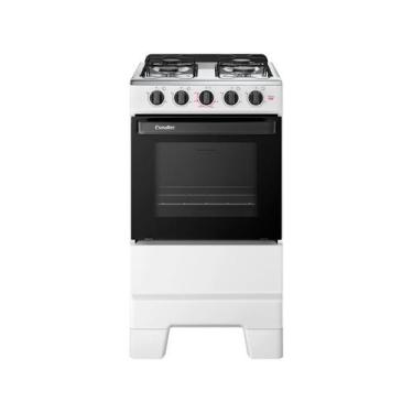 Imagem de Fogão Esmaltec Ideal Pop 4 Bocas Acendimento Manual, Branco, Não se ap