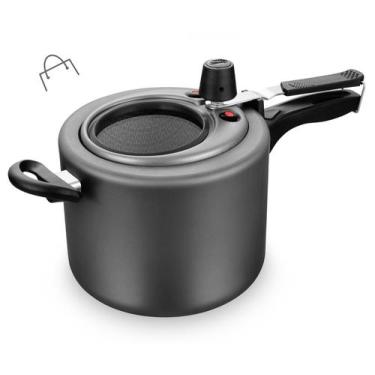 Imagem de Panela De Pressão Com Visor De Vidro Superior 4,5 Litros Antiaderente 