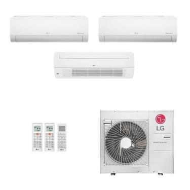 Imagem de Ar-Condicionado Multi Split Inverter LG 30.000 (2x Evap HW 12.000 + 1x