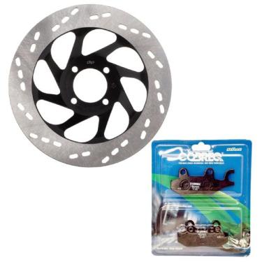 Imagem de Disco de Freio Dianteiro Yes 125 2005-2012 + Pastilhas Cobreq - GP7 / 