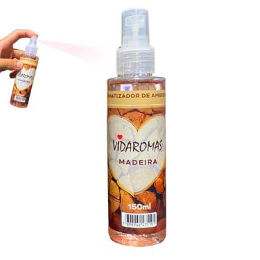 Imagem de Home Spray Aromatizador Madeira Casa Perfume Ambiente 150ml - Vidaroma