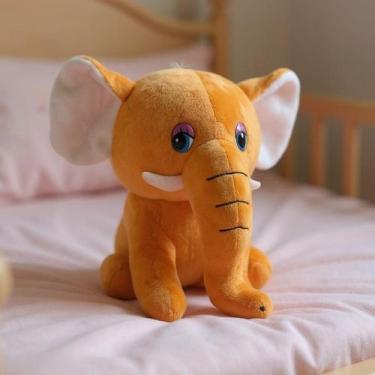 Imagem de Ursinho de Pelúcia Elefante Elefantinho Fofo Antialergico - Jr Toys, M