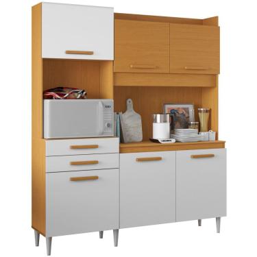 Imagem de Armário de Cozinha Aramóveis Selena Select R2000445  espaço para micro-ondas com 182 cm...