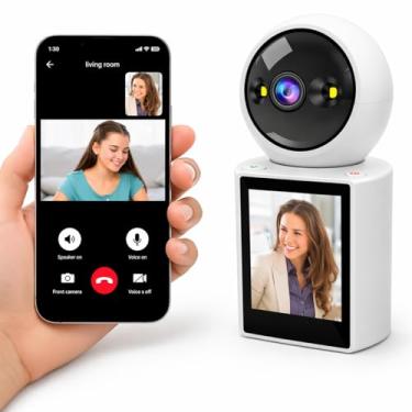Imagem de Babá Eletrônica com Câmera Wi-Fi Inteligente Full HD 1080p – Visão Noturna, Detecção de...