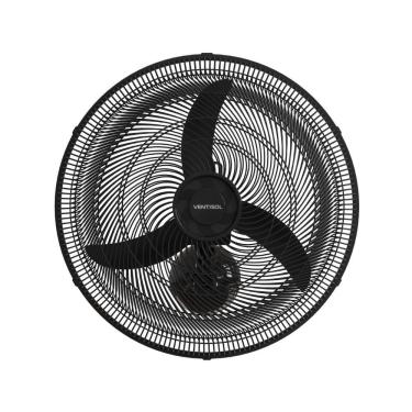 Imagem de Ventilador de Parede Ventisol New 50cm Oscilante 3 Velocidades Preto 110V para Uso Come...