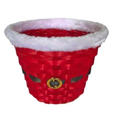 Imagem de Cesta de Vime Natal Médio - 16cm x 18cm - Master Christmas