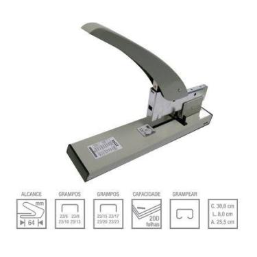Imagem de Grampeador Eagle Profissional 939 200 Folhas