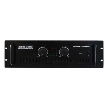 Imagem de Amplificador de Potência MK3600 600W RMS Classe AB com Proteção Contra Curto Mark Audio