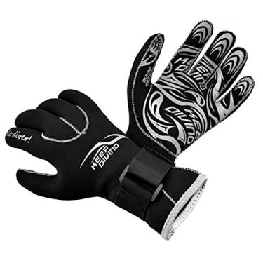 Imagem de Luvas de mergulho femininas masculinas 3MM Luvas de neoprene de neoprene para mergulho com snorkel, natação, surfe, caiaque, mergulho