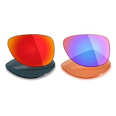 Imagem de 2 pares de lentes polarizadas de substituição da Mryok para óculos de sol Oakley Felon – Opções