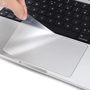 Imagem de Pacote com 2 películas protetoras para MacBook Air 13 A2179 TrackPad, película transparente antiarranhões para touchpad para MacBook Air da Apple de 2018 2019 2020, 13 polegadas, A1932 A2179 com Touch ID