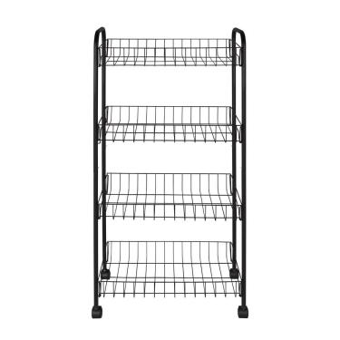 Imagem de Fruteira 4 Andares com Rodas 