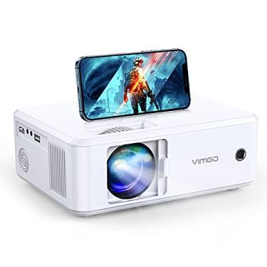 Imagem de VIMGO Projetor WiFi 5G, projetor de filmes ao ar livre nativo 8500L 1080P, mini projetor com tela sincronizada para smartphone, projetor portátil de 200 polegadas para TV Stick, videogames,