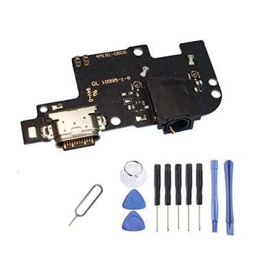Imagem de XT2043 Porta de carregamento de substituição Conector de placa do carregador para Motorola Moto G Stylus 2020 XT2043-5 XT2043-4 XT2043-6 (não serve para Moto G Stylus 2021 XT2115)